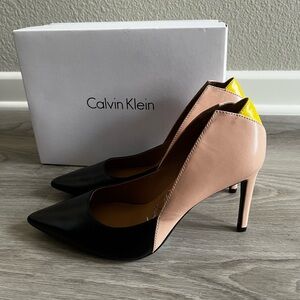 Calvin Klein Colorblock Heels